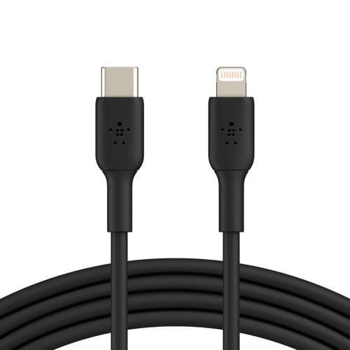 Belkin USB-C til Lightning, svart (1m)