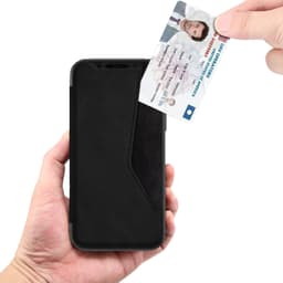 iPhone 13 Pro Lompakkokotelo TPU / PU Musta