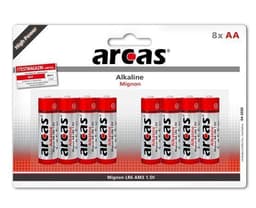 Arcas AA/LR6, Alkaline, 8 stk.