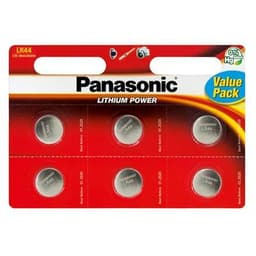 Panasonic CELL Power AG13/LR44/357, Micro Alkaline, 6 stk.