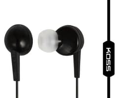 Koss hörlurar KEB6iK In-ear, 3,5 mm (1/8 tum), mikrofon, svart,