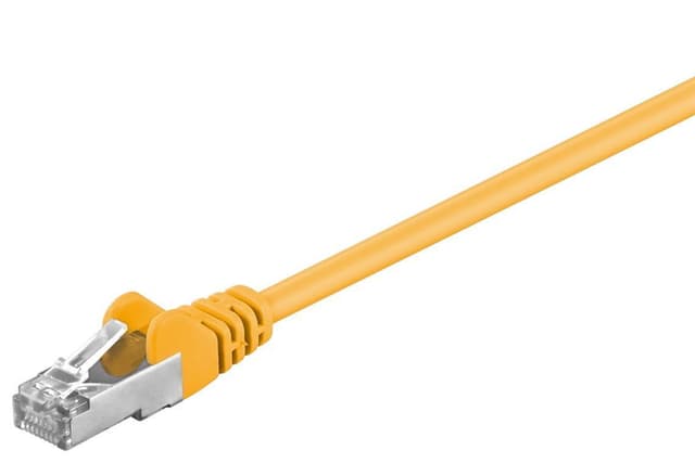 Goobay Patchkabel CAT 5e, F/UTP, gul, 3 m
