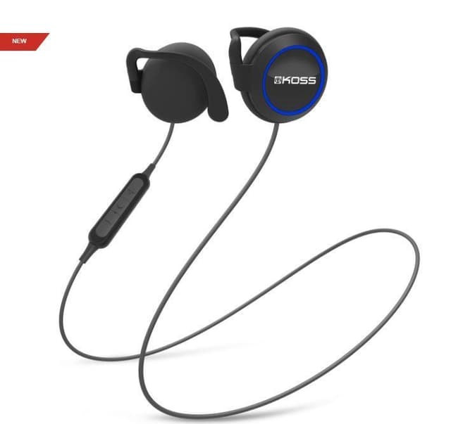 Koss hörlurar BT221i In-ear/Ear-krok, Bluetooth, Mikrofon, Svart, Tråd