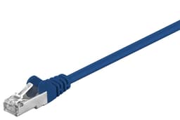 Goobay Patchkabel CAT 5e, SF/UTP, blå, 2 m