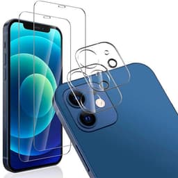iPhone 12 Mini näytönsuoja ja linssinsuoja 2 + 2 kpl läpinäkyvä