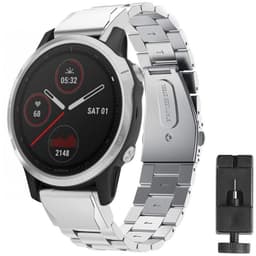 Rustfrit stål armbånd Garmin Fenix 7X - sølv