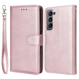 SKALO Samsung S22 Magnetskal/plånbok ""2 i 1"" - Roséguld