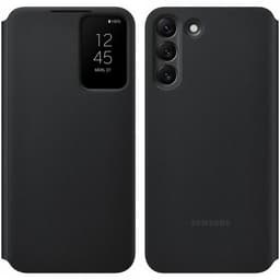 Samsung Original Galaxy S22 Plus Kotelo Smart Clear View Cover Musta