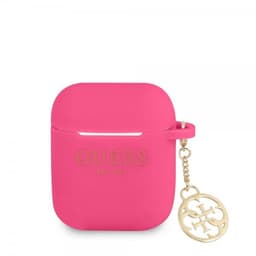 Guess AirPods 1/2 Kuori 4G Charms Fuchsia