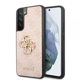 Guess Samsung Galaxy S22 Plus Cover 4G Logo Lyserød