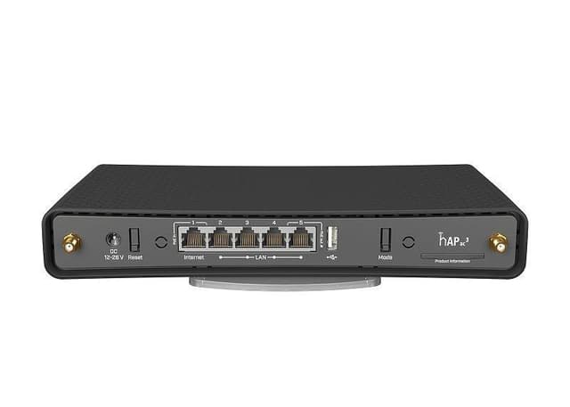 MikroTik trådlös router HAP AC3 802.11ac, 300+867 Mbit/s, 10/100/1000