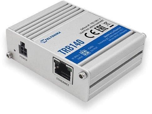 Teltonika TRB140 -router: Ingen WiFi, , SIM, Enthernet -port, Mi