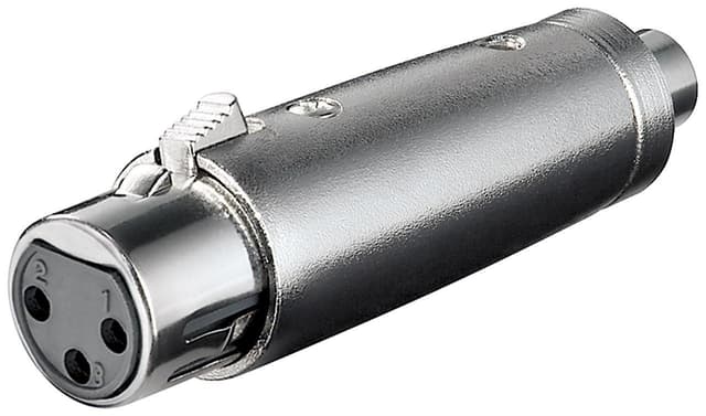 Goobay XLR-adapter, RCA-uttag till XLR-uttag