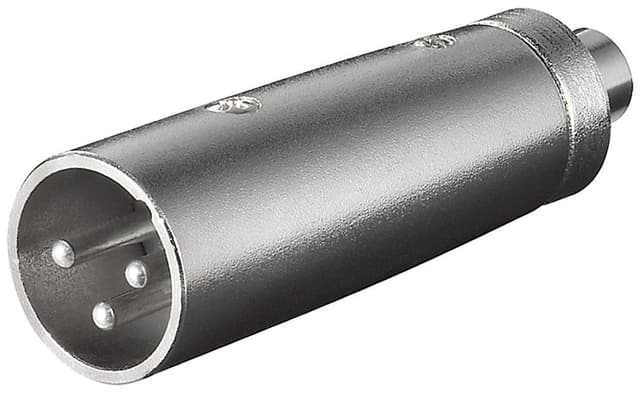 Goobay XLR-adapter, RCA-uttag till XLR-plugg