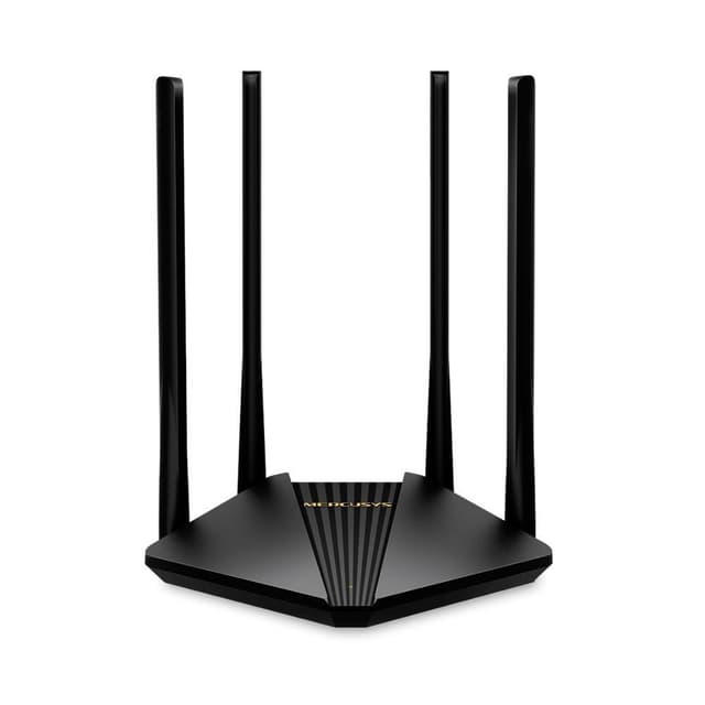 Mercusys AC1200 Trådløs Dual Band Gigabit Router MR30G 802.11ac, 867+300 Mbit/s, Ethernet LAN (RJ-45) porte 2 × Gigabit LAN-porte, Antennetype 4 × 5 dBi Fixed Omni-Directional Antenner, Sort