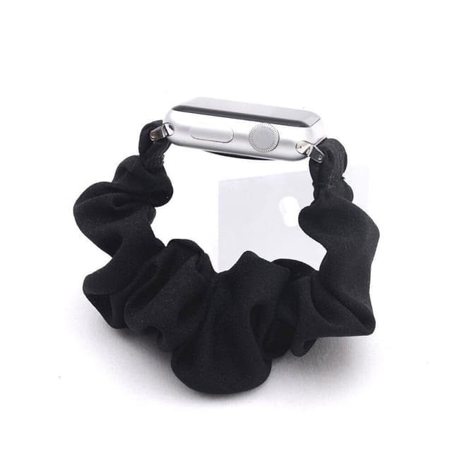 SKALO Scrunchie Ranneke Apple Watch 42/44/45/49mm - Musta