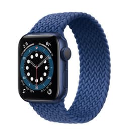 Apple Watch Flätat tygarmband 42/44/45mm - Blå-M