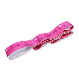 Yogastropp med mønster 8 løkker 90x3,8 cm Rosa