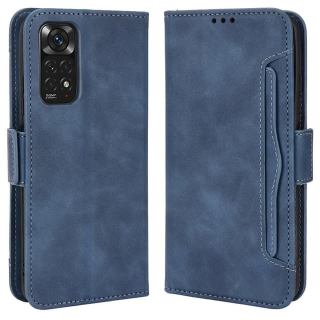 SKALO Xiaomi Redmi Note 11 6-FACK Plånboksfodral - Blå