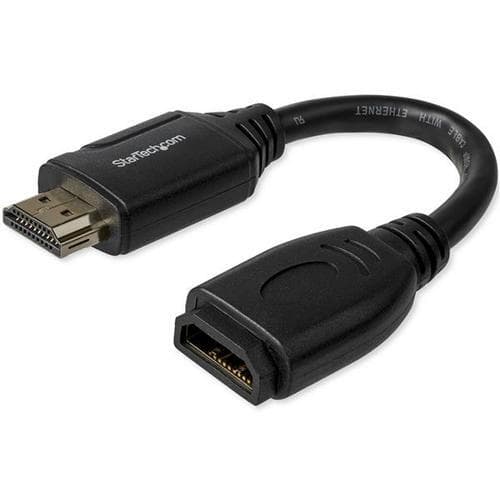 StarTech.com Höghastighets portsparande HDMI-kabel - 4K 60 Hz - 15 cm,