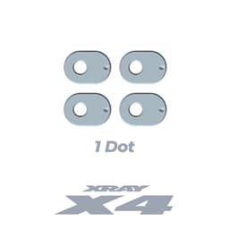 XR-302310 X4 Alu Caster Bushing 3.0°/0.5° 1 Dots