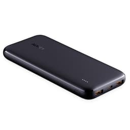 Aukey Powerbank PB-N73 10000 mAh, Sort, 12 W
