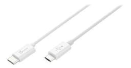 j5create USB 2.0-kabel, Type C ha - Type micro B ha, 0,9 m, hvid