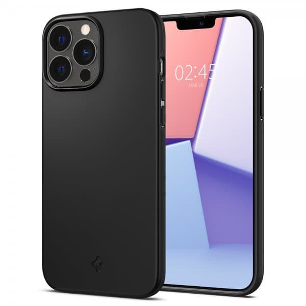 Spigen iPhone 13 Pro Skal Thin Fit Svart