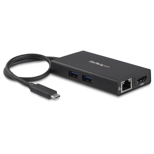 StarTech.com DKT30CHPD, Ledningsført, USB 3.2 Gen 1 (3.1 Gen 1) Type-C, 60 W, U