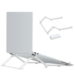 3-i-1 foldeholder til tablet, laptop, mobiltelefon PC Hvid