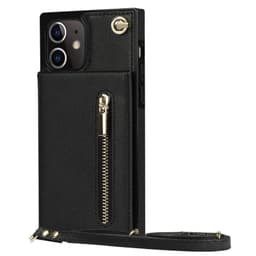 Zipper halskæde etui Apple iPhone 11 - Sort