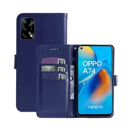 Lommebokdeksel 3-kort Oppo A74 4G  - Mørke blå