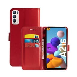 Lommebokdeksel 3-kort Oppo Find X3 Neo 5G  - RØD