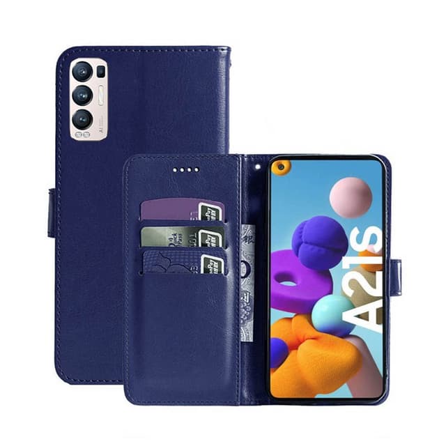 Lompakkokotelo 3-kortti Oppo Find X3 Neo 5G  - tumma