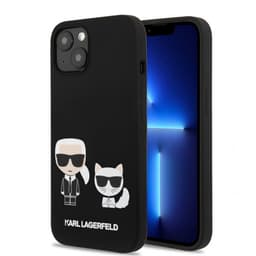 Karl Lagerfeld iPhone 13 Kuori Karl & Choupette Musta