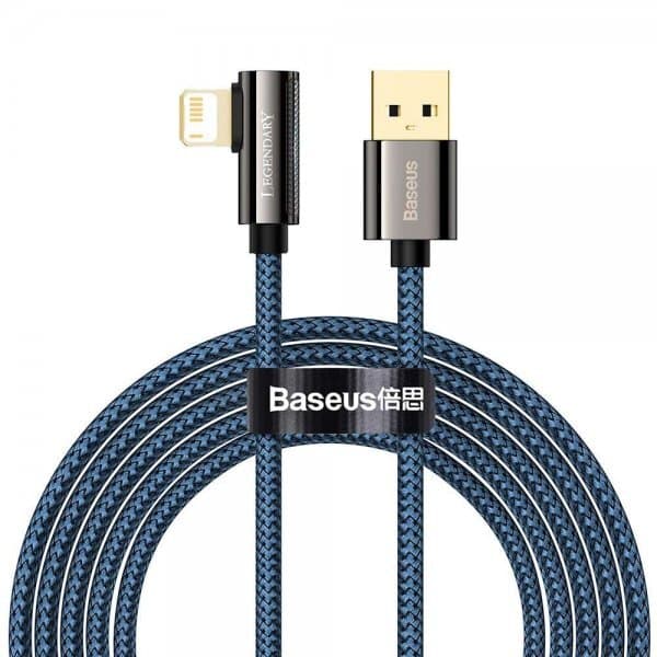 Baseus Kabel Legend Series USB-A till Lightning 2 m Blå - Elgiganten ...