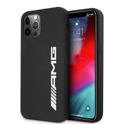 AMG iPhone 12 Pro Max Skal Liquid Silicone Svart