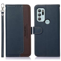 KHAZNEH Motorola Moto G60s Plånboksfodral - Blå