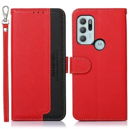 KHAZNEH Telefoncover til Motorola Moto G60s - Rød