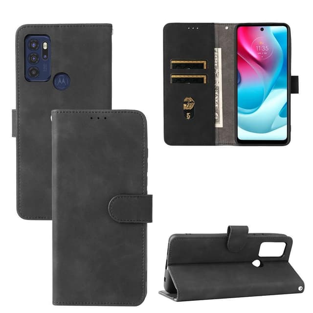 Retro lompakko Motorola Moto G60s - Musta