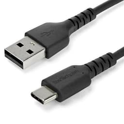 StarTech.com RUSB2AC1MB, 1 m, USB A, USB C, USB 2.0, 480 Mbit/s, Svart