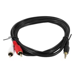 Audioliitin (3,5 mm) - 2 RCA kaapeli Silver Electronics 93029 2 m