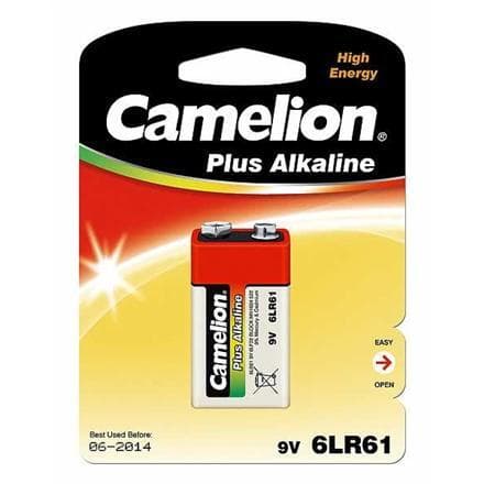 Camelion 6LF22-BP1 9V/6LR61, Plus Alkaline 6LR61, 1 stk