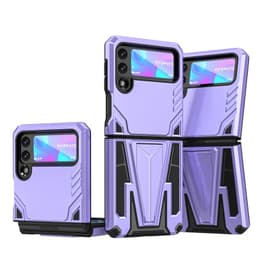 Iskunkestäva kuori 3i1 Samsung Galaxy Z Flip 3  - violetti