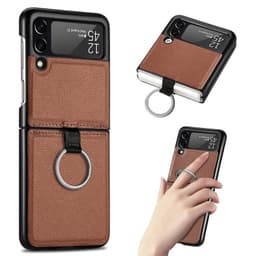 Ring Cover Samsung Galaxy Z Flip 3  - brun