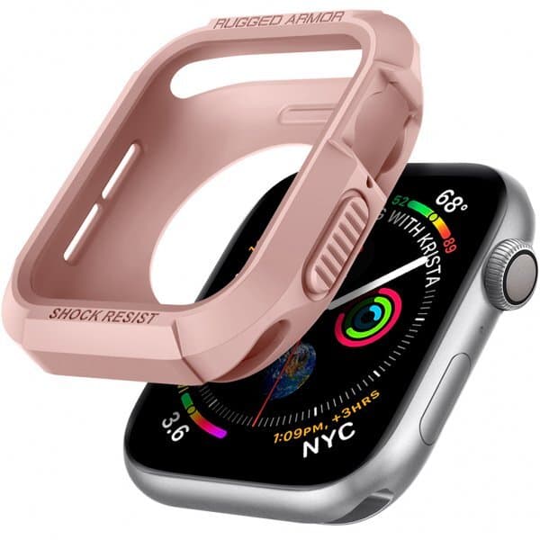 Spigen Apple Watch 44/45mm Cover Rugged Armor Roseguld