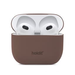 holdit AirPods 3 Cover Silikone Nygård Dark Brown