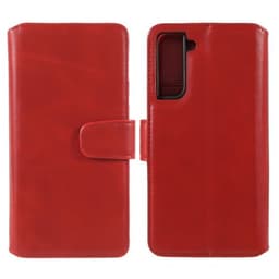 Nordic Covers Samsung Galaxy S21 Kotelo Essential Leather Poppy Red