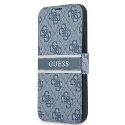 Guess iPhone 13 Mini Etui Printed Stripe Blå