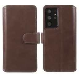 Nordic Covers Samsung Galaxy S21 Ultra Etui Essential Leather Moose Brown